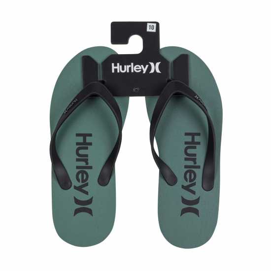 Джапанки Hurley Flip Flops Зелено/Черно Джапанки Hurley Flip Flops Зелено/Черно
