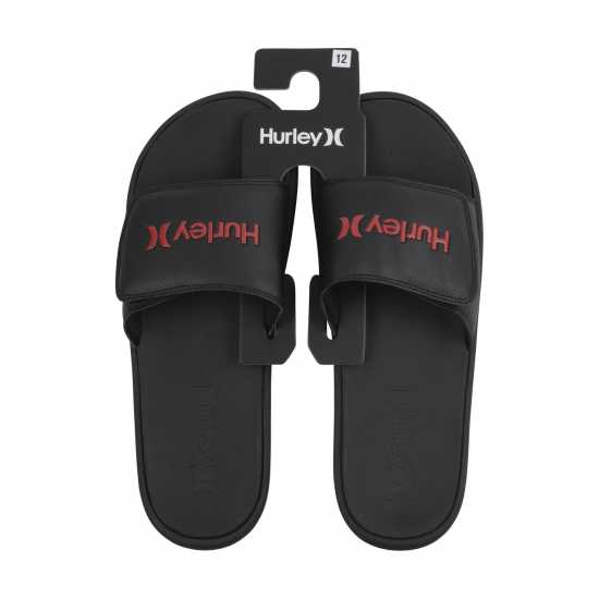 Hurley Men's Velco Flip Flop Черно/Червено 