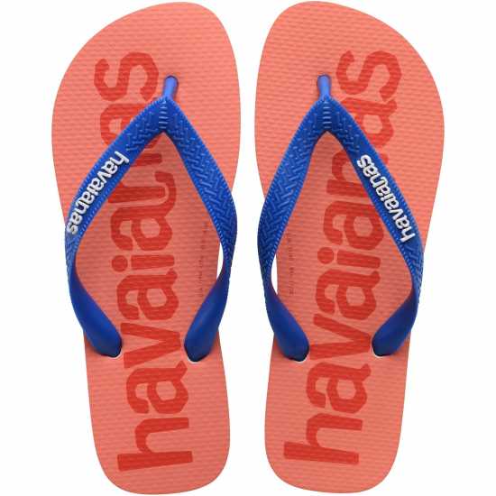 Havaianas Джапанки Hav. Top Logomania 2 Ruby Red/ruby Flip Flops Unisex Adults White Havaianas Джапанки Hav. Top Logomania 2 Ruby Red/ruby Flip Flops Unisex Adults White