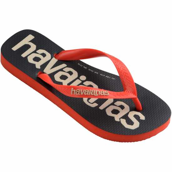 Havaianas Джапанки Unisex Adults Top Logomania Ruby Red Flip Flops Blood Orange 