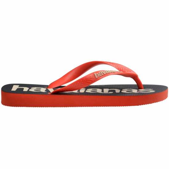 Havaianas Джапанки Unisex Adults Top Logomania Ruby Red Flip Flops Blood Orange 