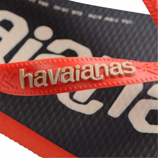 Havaianas Джапанки Unisex Adults Top Logomania Ruby Red Flip Flops Blood Orange 