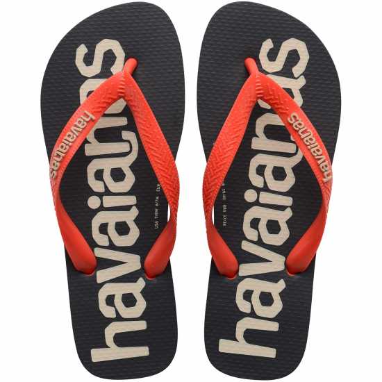 Havaianas Джапанки Unisex Adults Top Logomania Ruby Red Flip Flops Blood Orange 