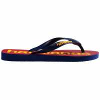 Havaianas Джапанки Unisex Adults Top Logomania Ruby Red Flip Flops Navy Blue 