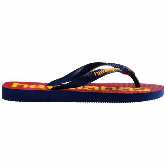 Havaianas Джапанки Unisex Adults Top Logomania Ruby Red Flip Flops Navy Blue 