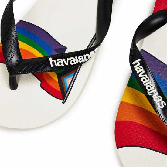 Havaianas Джапанки Hav. Top Pride White/black 43/44 Flip Flops Unisex Adults  