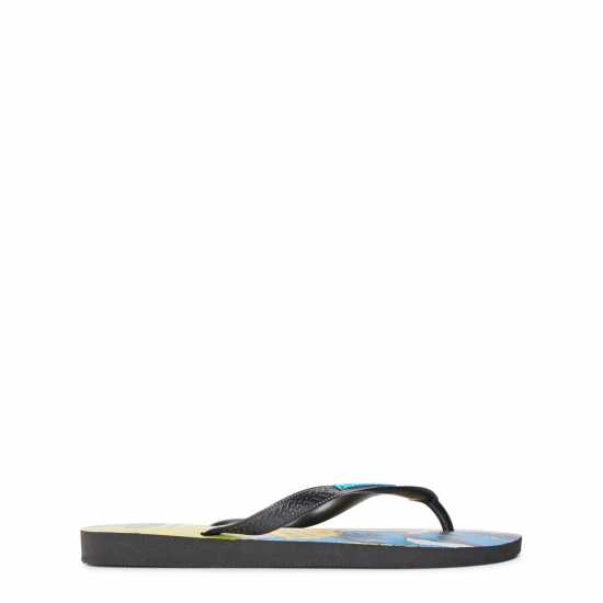 Havaianas Unisex Adults Marvel Classics Black Flip Flops Black/Black 