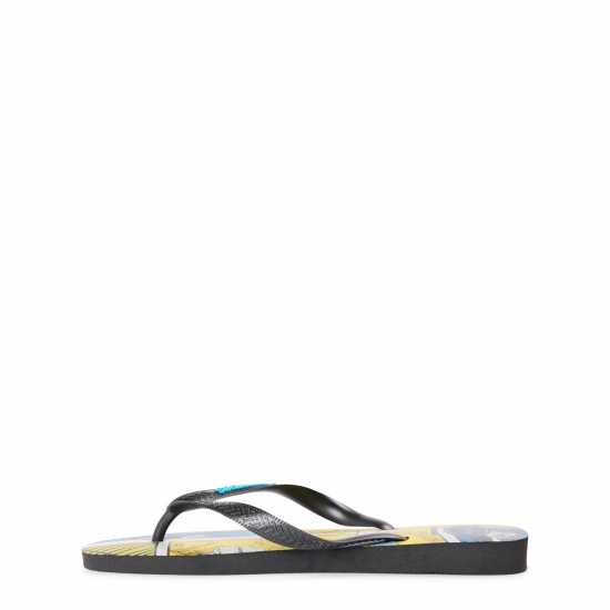 Havaianas Unisex Adults Marvel Classics Black Flip Flops Black/Black 