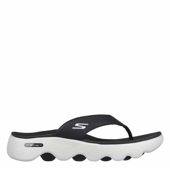 Skechers Walk Mssgft Sn99 Black/White Мъжки сандали и джапанки