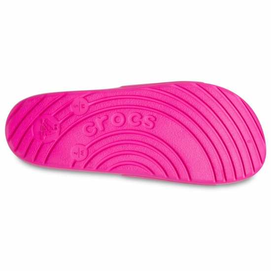 Crocs Adults Logo Sliders Розово Смущение 