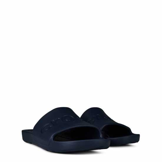 Crocs Adults Logo Sliders Морска синьо 