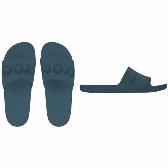 Crocs Adults Logo Sliders Морска синьо 
