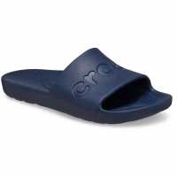 Crocs Adults Logo Sliders Морска синьо 