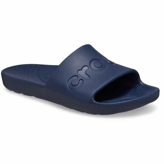 Crocs Adults Logo Sliders Морска синьо Crocs Adults Logo Sliders Морска синьо