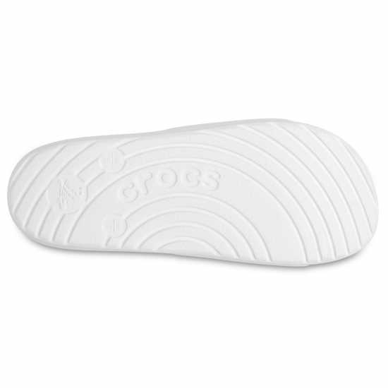 Crocs Adults Logo Sliders Бяло 
