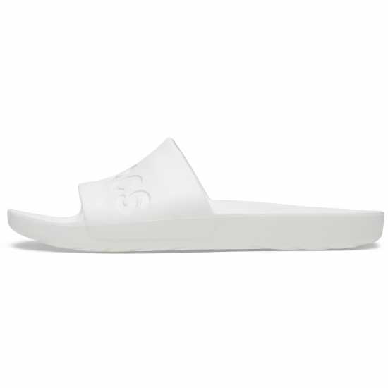 Crocs Adults Logo Sliders Бяло 
