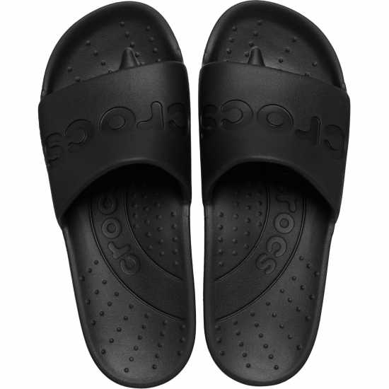 Crocs Adults Logo Sliders Черно 