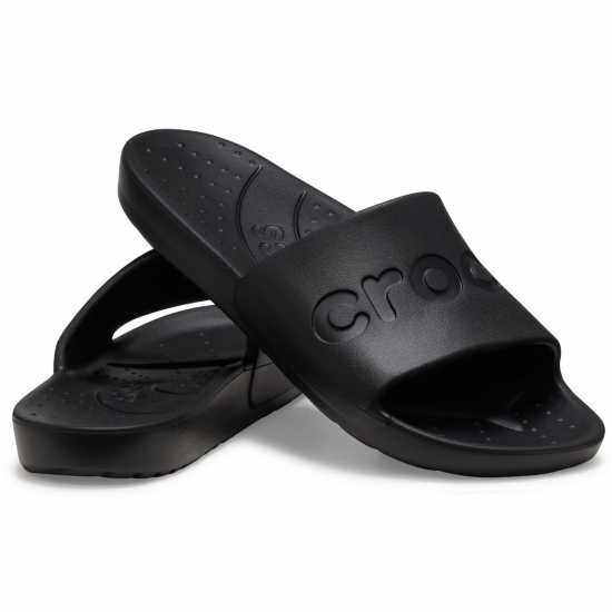 Crocs Adults Logo Sliders Черно 