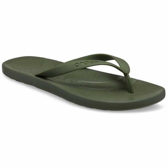 Crocs Джапанки Flip Flops Adults Army Green Мъжки сандали и джапанки