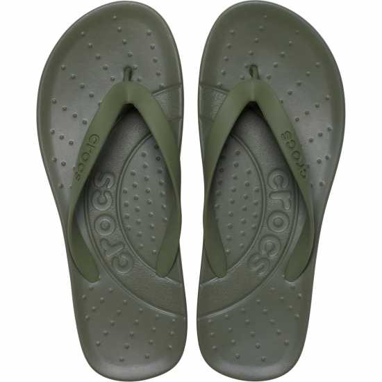 Crocs Джапанки Flip Flops Adults Army Green Мъжки сандали и джапанки