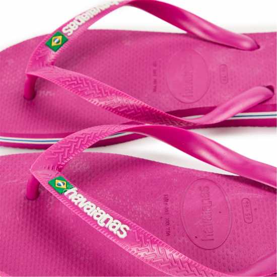Havaianas Джапанки Men's Hav Brasil Logo Ruby Red Flip Flops Rose Gum 
