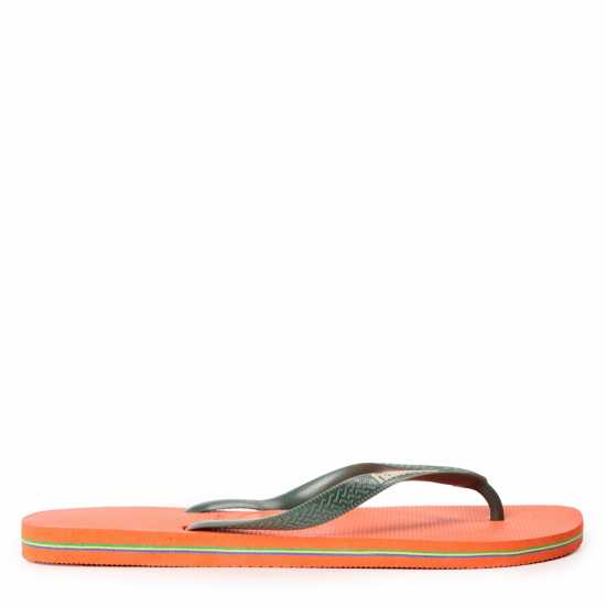 Havaianas Джапанки Men's Hav Brasil Logo Ruby Red Flip Flops Sunset Orange 