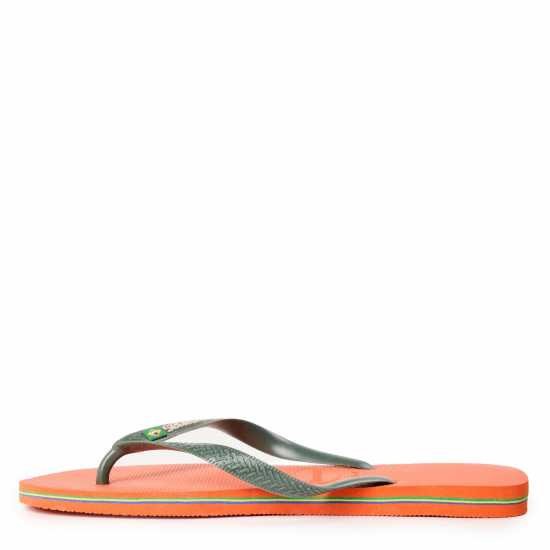 Havaianas Джапанки Men's Hav Brasil Logo Ruby Red Flip Flops Sunset Orange 