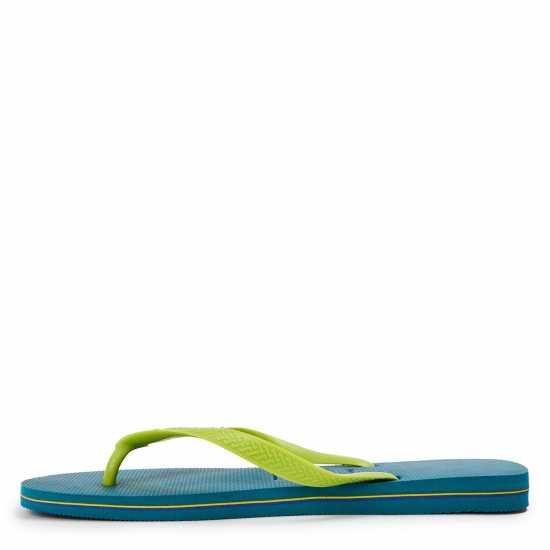 Havaianas Джапанки Men's Hav Brasil Logo Ruby Red Flip Flops Amznte Blue 