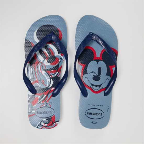 Havaianas Джапанки Men's Top Disney Ruby Red And Black Flip Flops Wind 