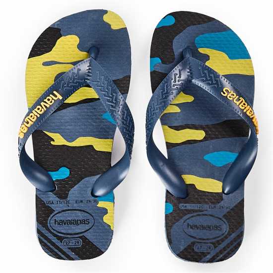 Havaianas Мъжки Джапанки Hav. Top Camu Indigo Blue 27/28 Flip Flops Mens Havaianas Мъжки Джапанки Hav. Top Camu Indigo Blue 27/28 Flip Flops Mens