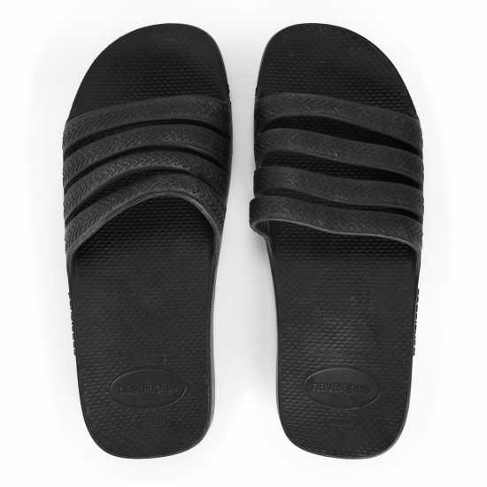 Havaianas Джапанки Men's Slide Stradi Black Flip Flops Black 