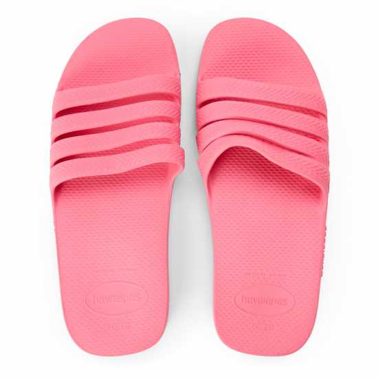 Havaianas Джапанки Men's Slide Stradi Black Flip Flops Pink Porcelain 