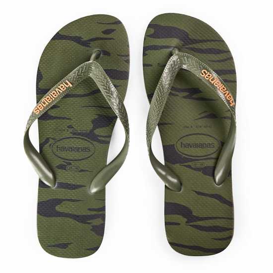Havaianas Мъжки Джапанки Hav. Top Camouflage Green 45/46 Flip Flops Mens Havaianas Мъжки Джапанки Hav. Top Camouflage Green 45/46 Flip Flops Mens