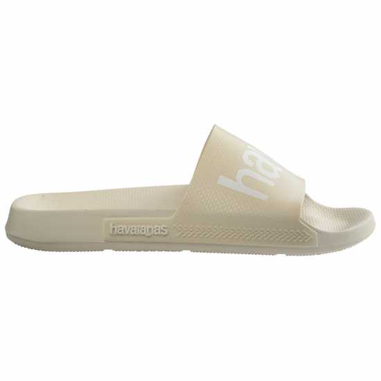 Havaianas Мъжки Джапанки Hav. Slide Classic Logomania Black Flip Flops Mens Beige 