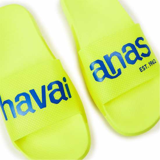 Havaianas Джапанки Men's Slide Flip Flops Highltr Yellow Havaianas Джапанки Men's Slide Flip Flops Highltr Yellow