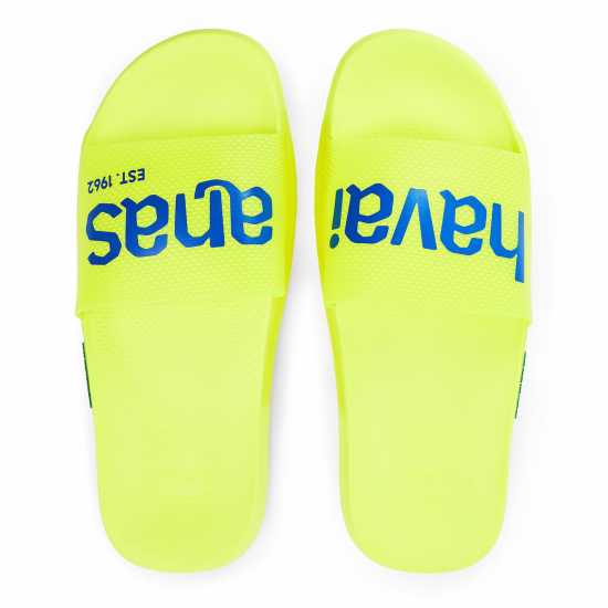 Havaianas Джапанки Men's Slide Flip Flops Highltr Yellow Havaianas Джапанки Men's Slide Flip Flops Highltr Yellow