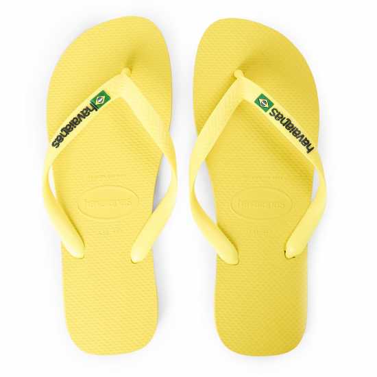 Havaianas Джапанки Men's Brasil Flip Flops Citrus Yellow Havaianas Джапанки Men's Brasil Flip Flops Citrus Yellow