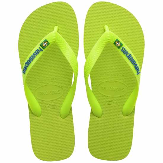 Havaianas Джапанки Men's Brasil Flip Flops Lime Green Havaianas Джапанки Men's Brasil Flip Flops Lime Green