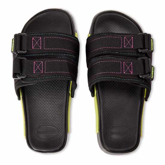 Havaianas Мъжки Джапанки Hav. Slide Reloaded Black 43/44 Flip Flops Mens  