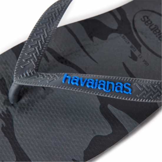 Havaianas Мъжки Джапанки Hav. Top Camouflage New Graphite 43 Flip Flops Mens  