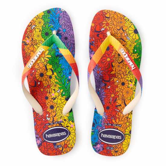 Havaianas Мъжки Джапанки Hav. Top Pride Premium Beige 43/44 Flip Flops Mens  