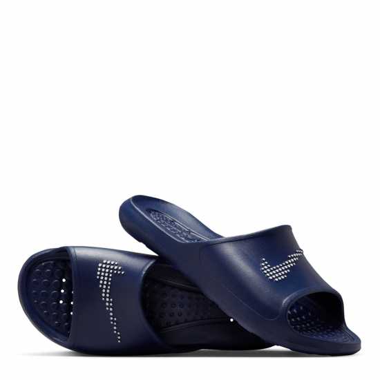 Nike Мъжки Джапанки Victori Shower Sliders Mens Морско синьо/Бяло Мъжки сандали и джапанки