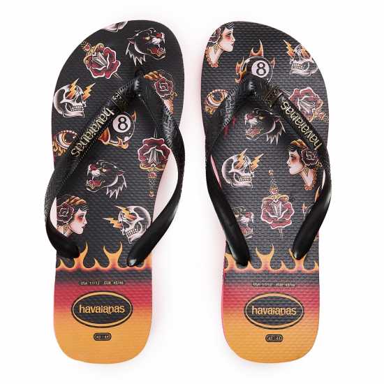 Havaianas Джапанки Men's Top Tribo Ruby Red And Black Flip Flops Havaianas Джапанки Men's Top Tribo Ruby Red And Black Flip Flops