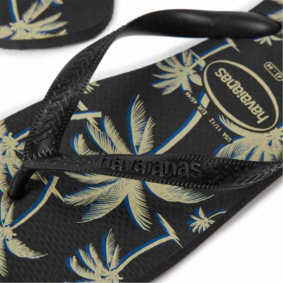 Havaianas Мъжки Джапанки Hav. Aloha Black/black/white 43/44 Flip Flops Mens  