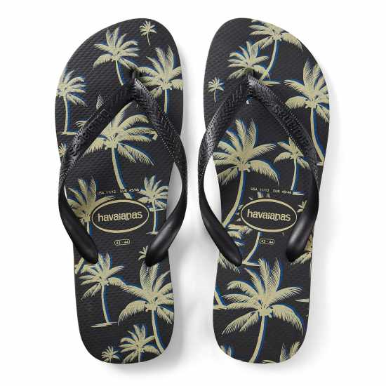 Havaianas Мъжки Джапанки Hav. Aloha Black/black/white 43/44 Flip Flops Mens  