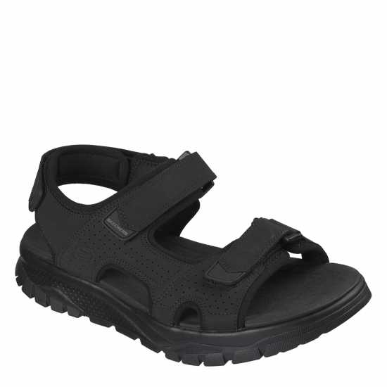 Skechers Men's Flat Sandals Black 