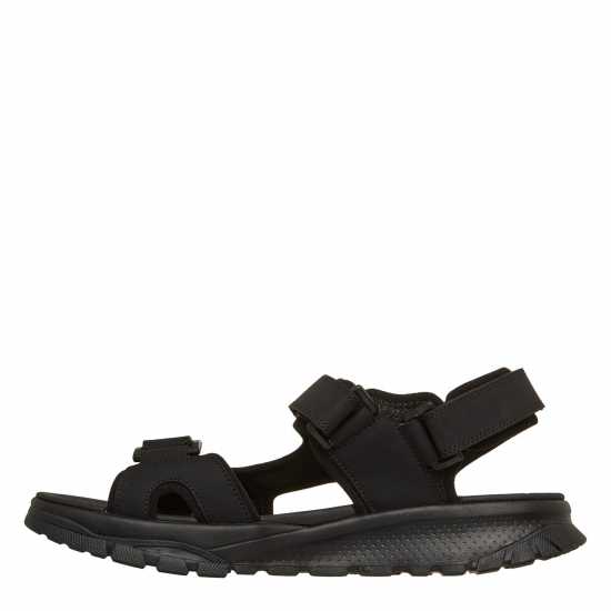 Skechers Men's Flat Sandals Black 