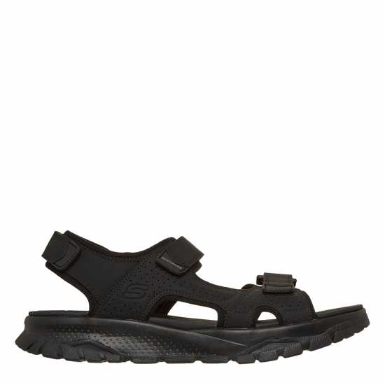 Skechers Men's Flat Sandals Black 