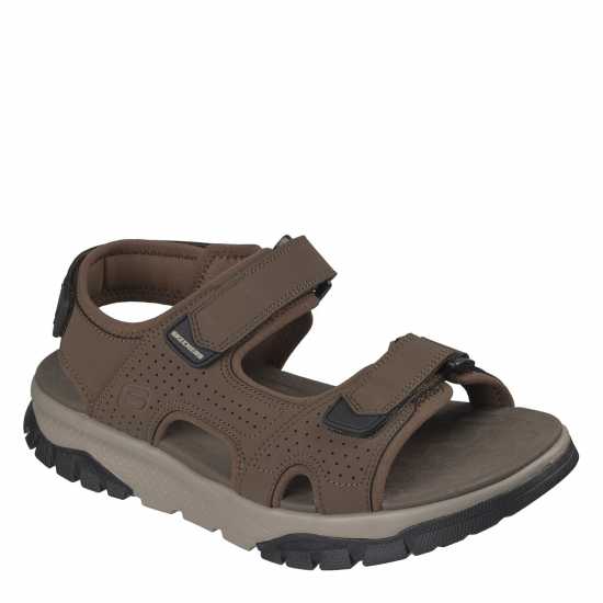 Skechers Men's Flat Sandals Brown 