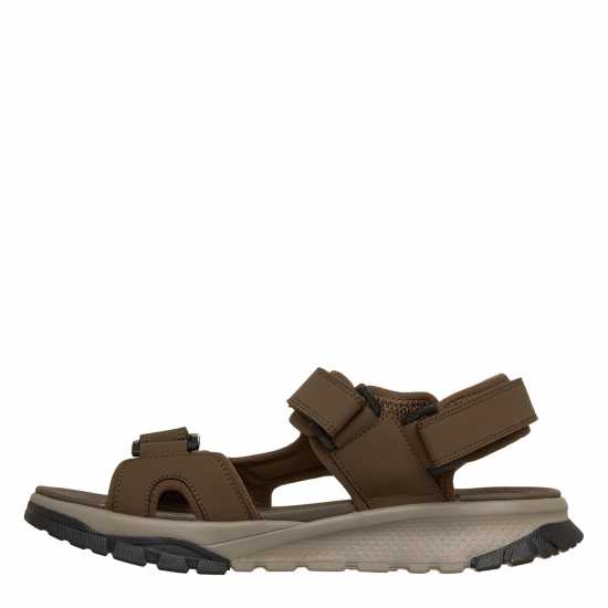 Skechers Men's Flat Sandals Brown 
